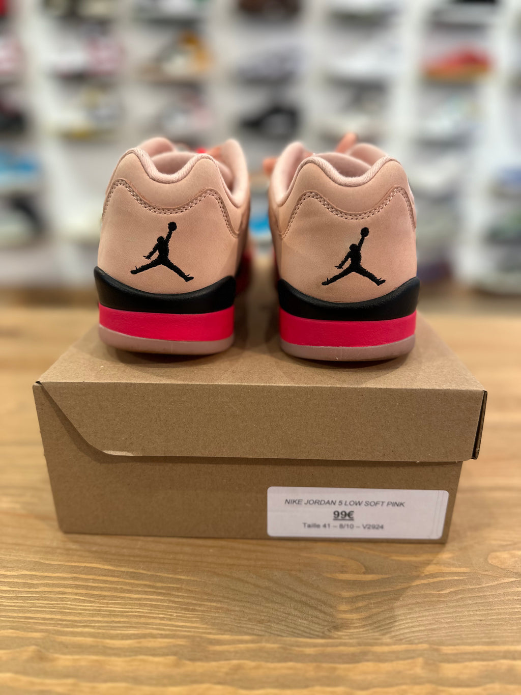Nike Jordan 5 low soft pink ( taille 41 )