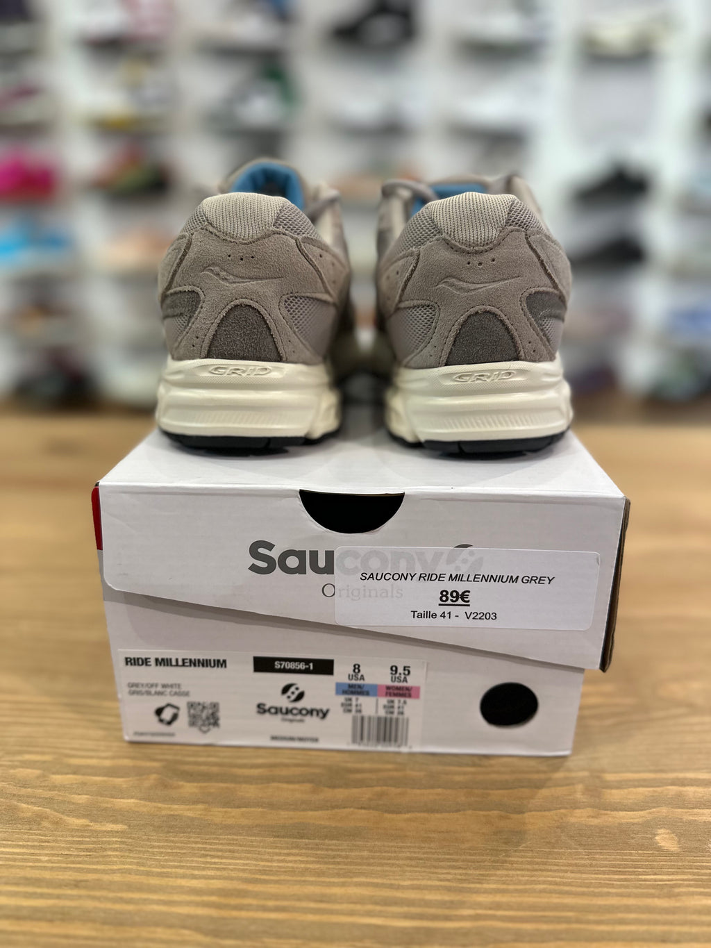 Saucony ride millenium grey ( taille 41 )