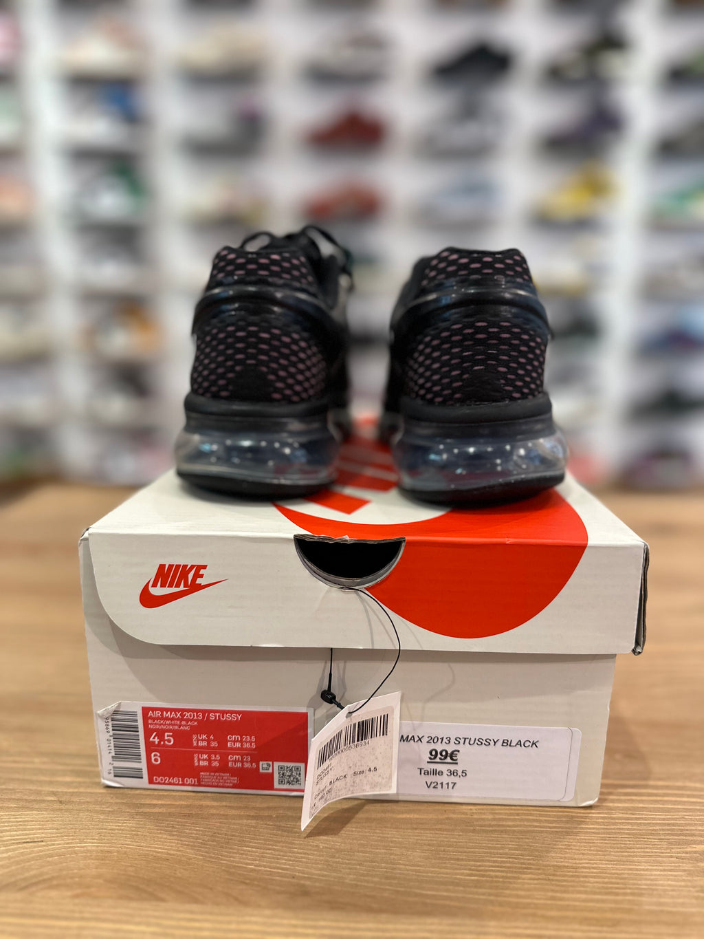 Nike air Max 2013 stussy black