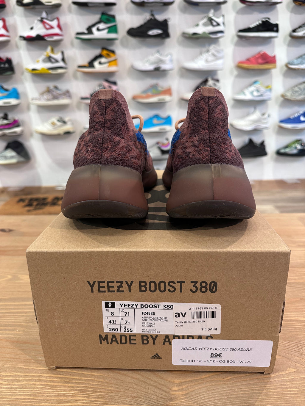 Adidas Yeezy boost 380 azure ( taille 41 1/3 )