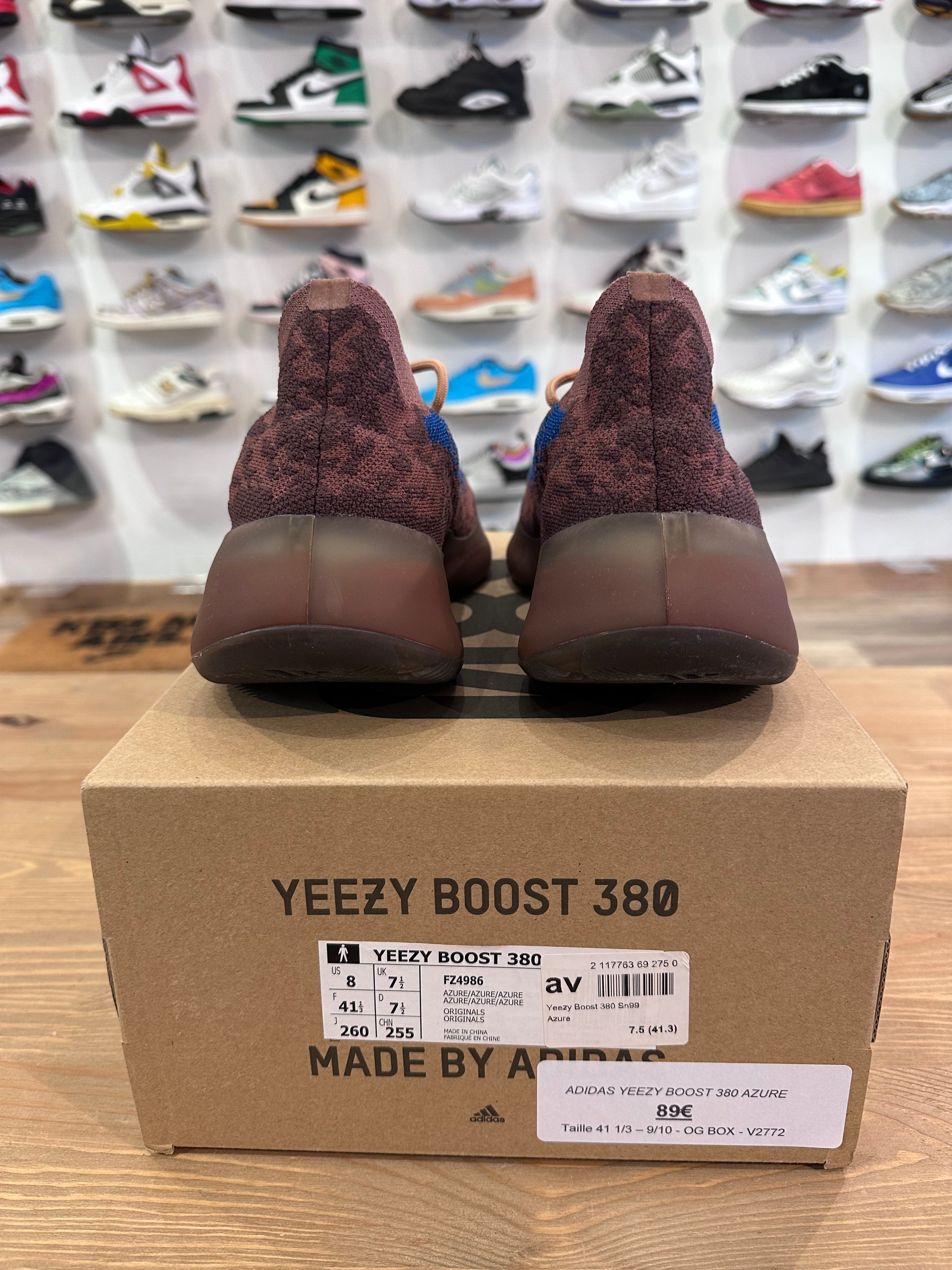 Adidas Yeezy boost 380 azure ( taille 41 1/3 )