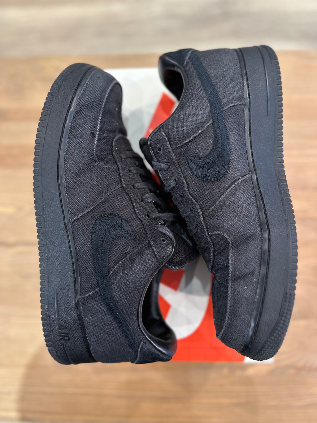 Nike air force 1 low stussy black ( taille 46 )