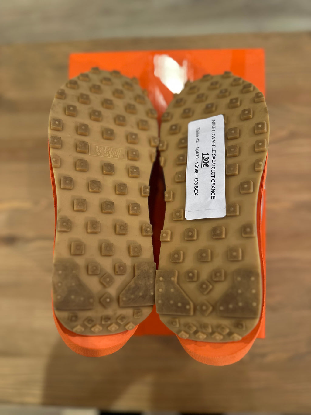 Nike ldwaffle sacai clot orange ( taille 42 )