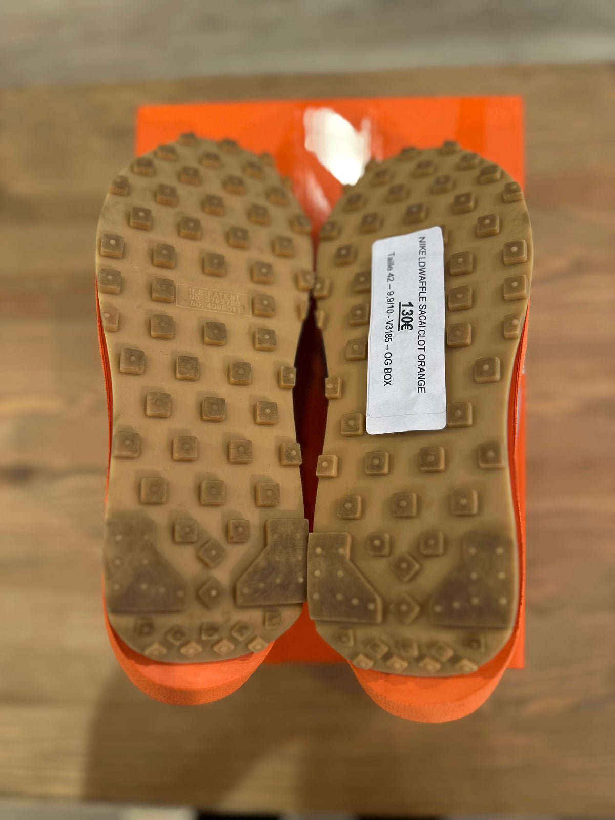 Nike ldwaffle sacai clot orange ( taille 42 )