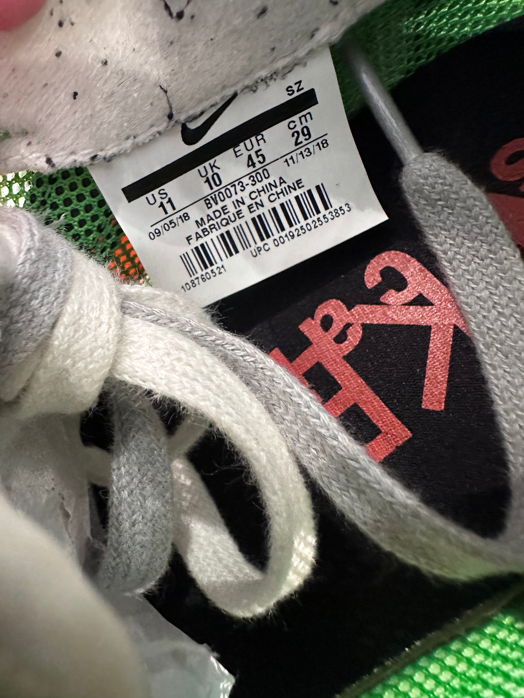 Nike ldwaffle sacai Green gusto ( taille 45 )