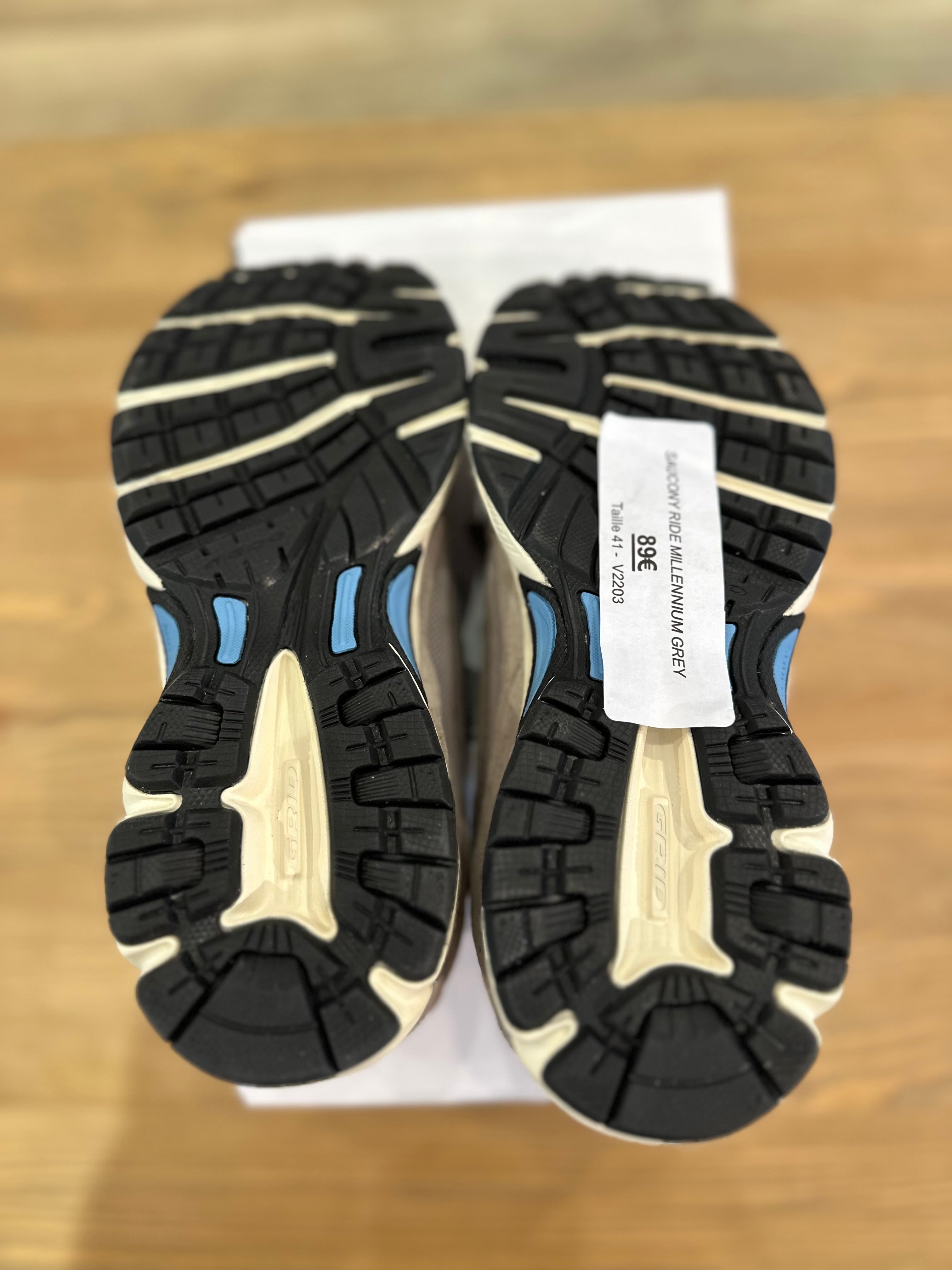 Saucony ride millenium grey ( taille 41 )