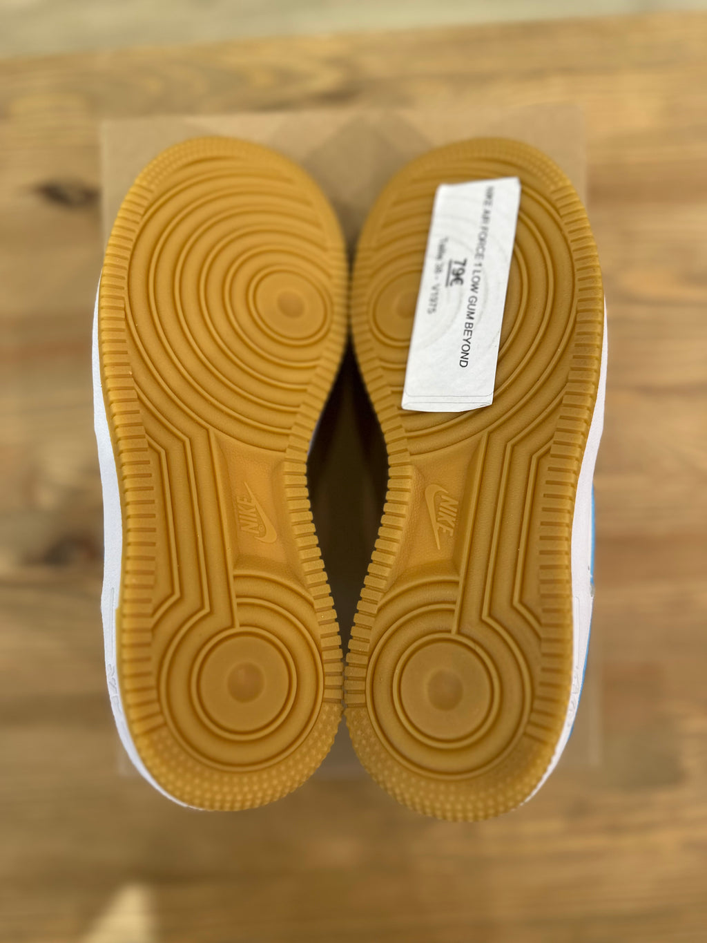 Nike air force 1 gum beyond