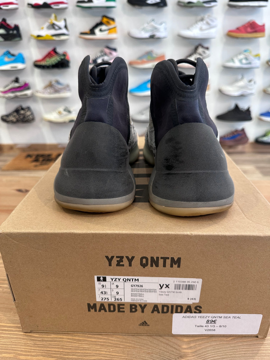 Adidas Yeezy qntm sea teal ( taille 43 1/3 )