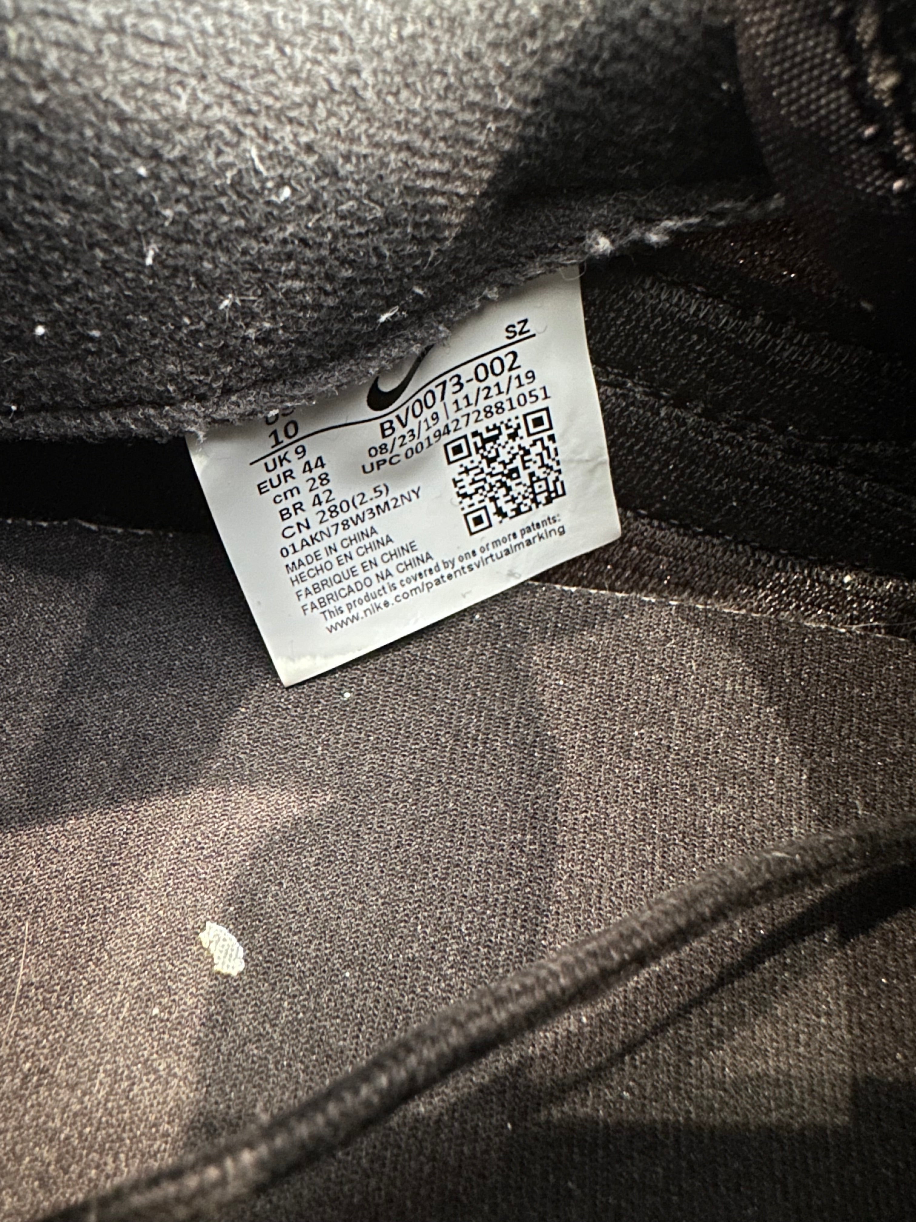 Nike ldwaffle sacai black nylon ( taille 44 )