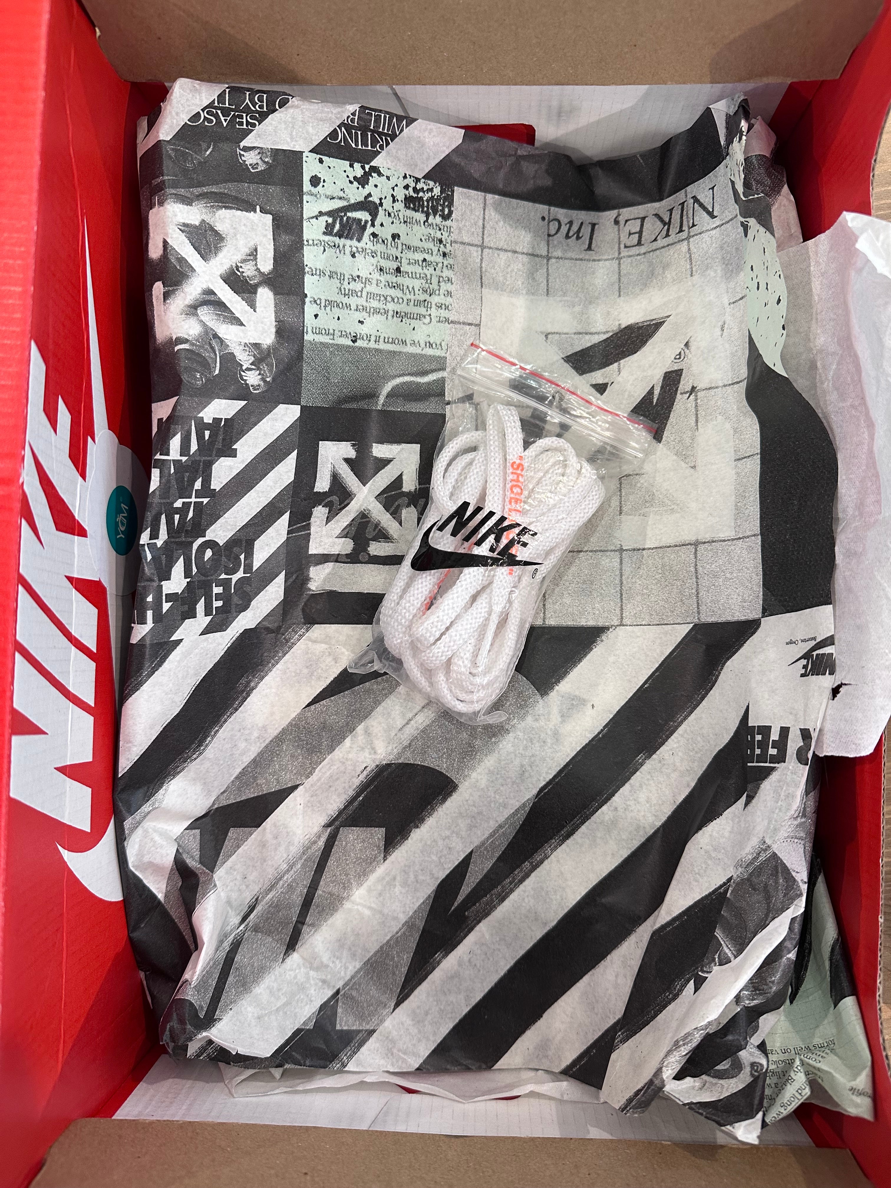 Nike air force 1 low off White black ( taille 43 )