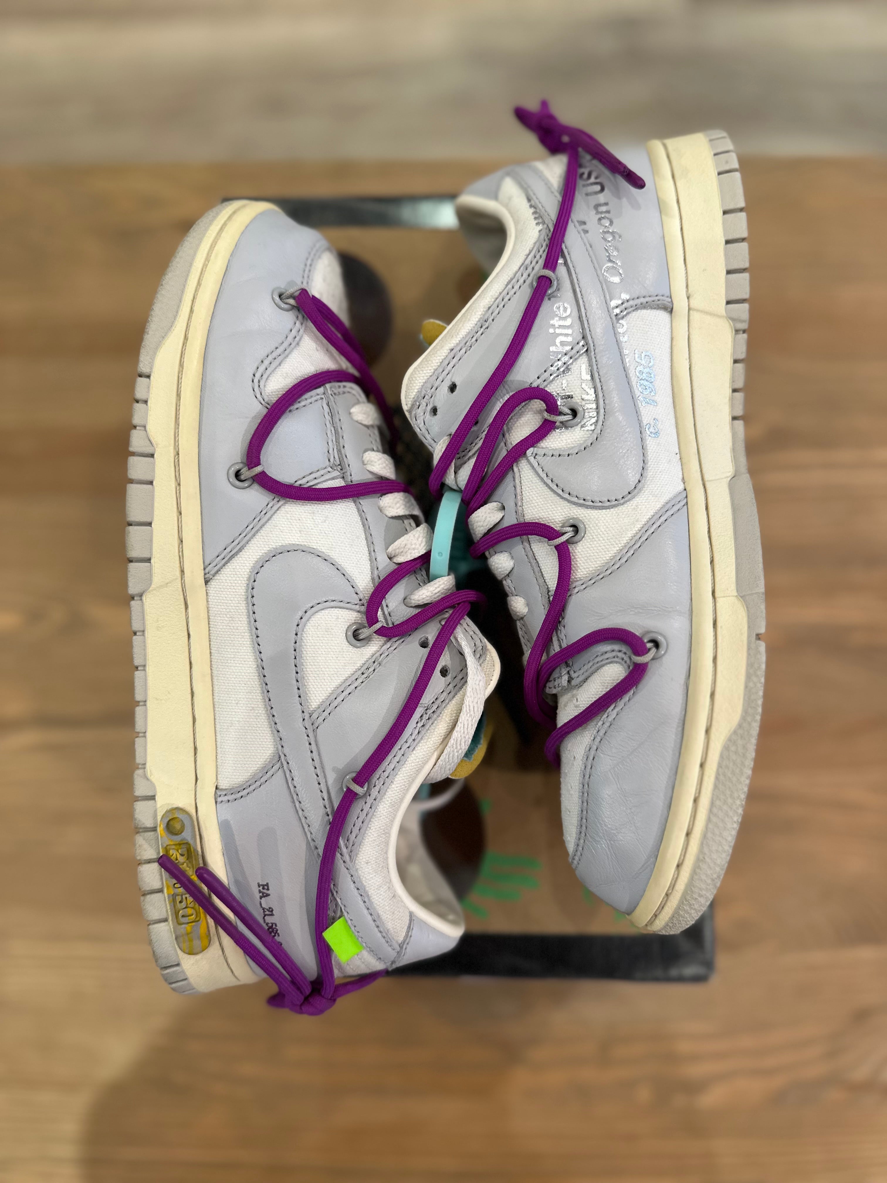 Nike dunk low off White lot 21 ( taille 42 )