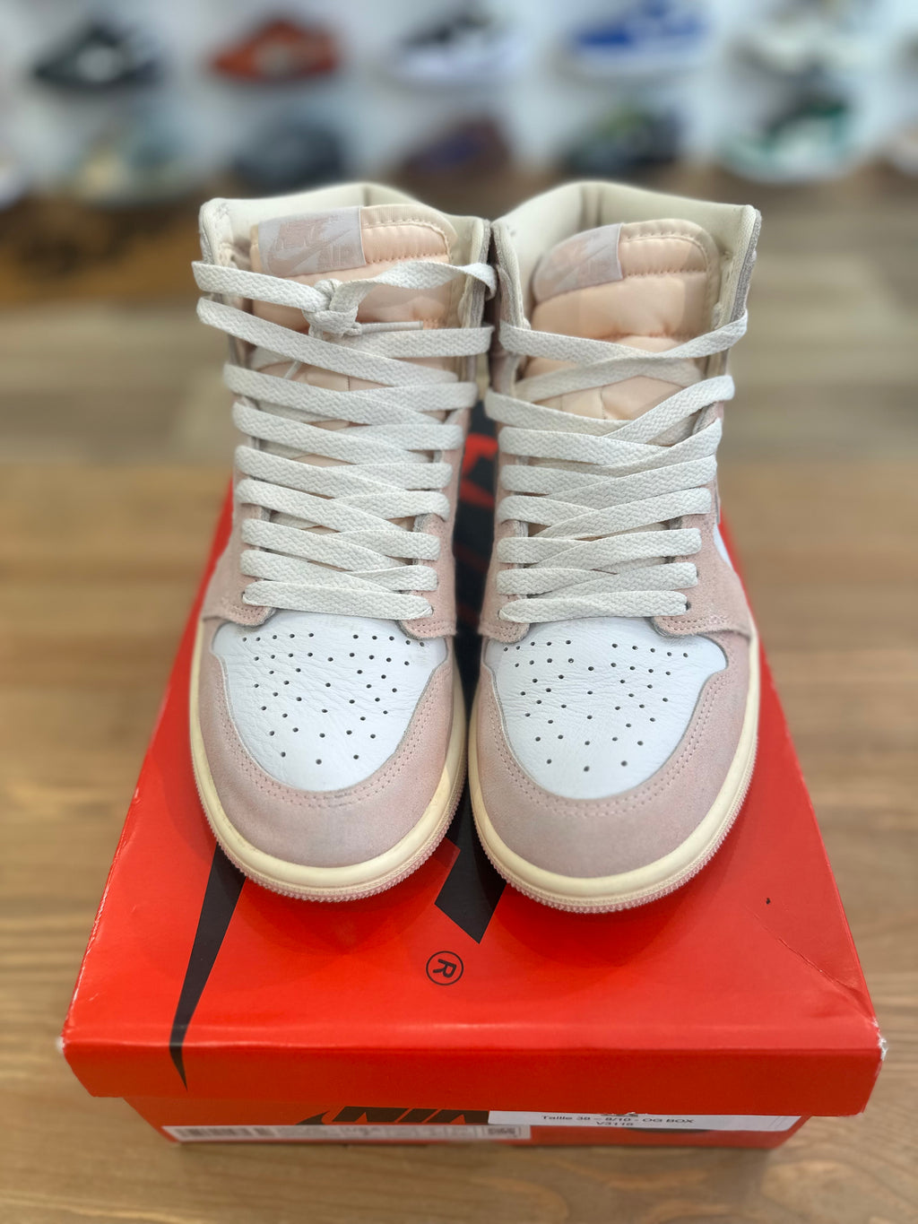 Nike Jordan 1 high washed pink ( taille 38 )