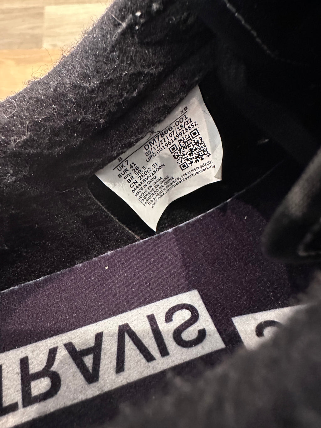 Nike Jordan 1 low Travis Scott black phantom ( taille 41 )