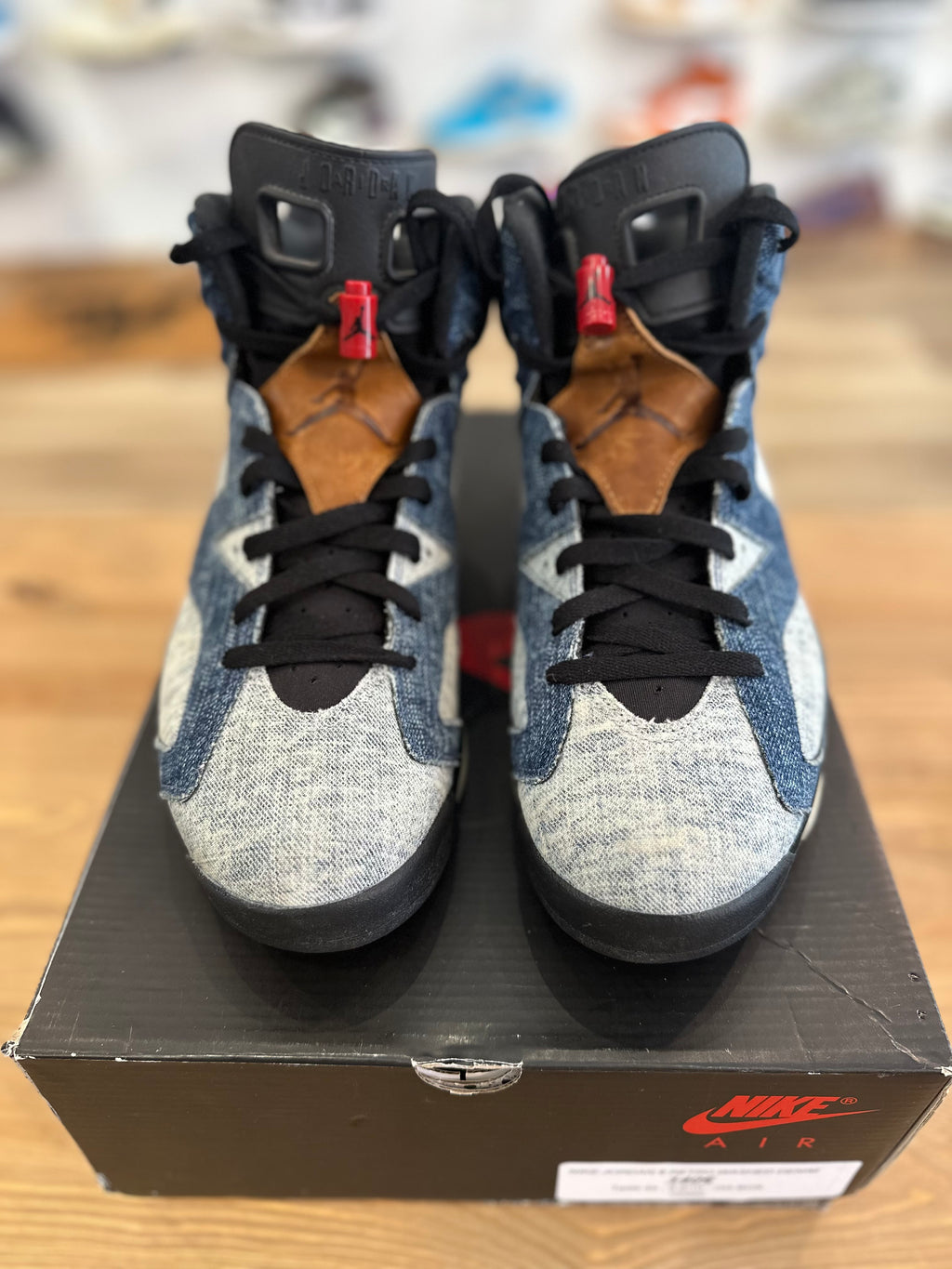 Nike Jordan 6 rétro washed denim ( taille 45 )