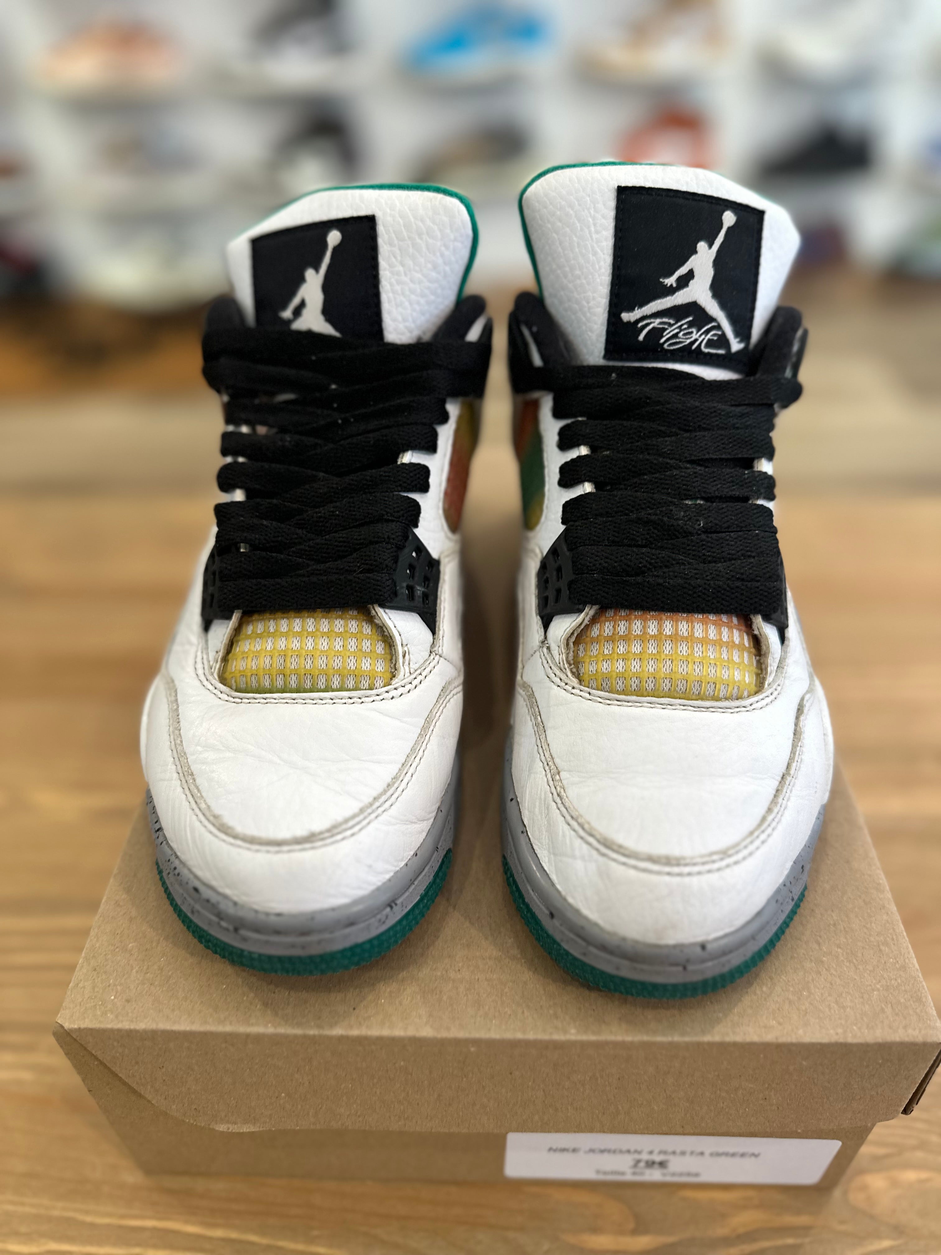 Nike Jordan 4 rétro rasta Green ( taille 40 )