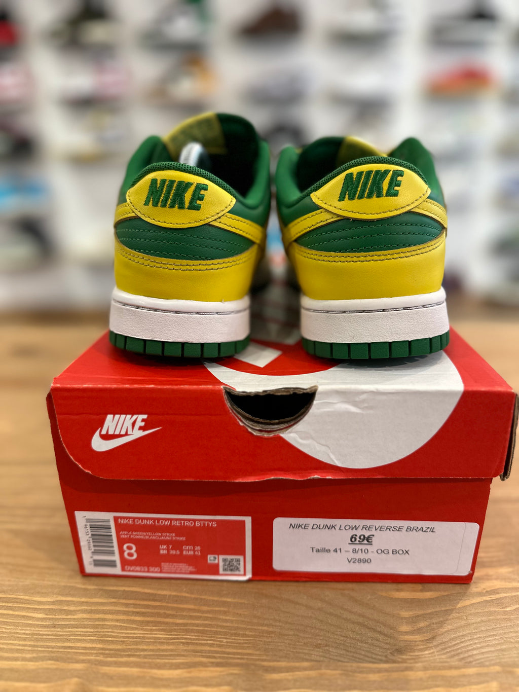 Nike dunk low reverse brazil ( taille 41 )