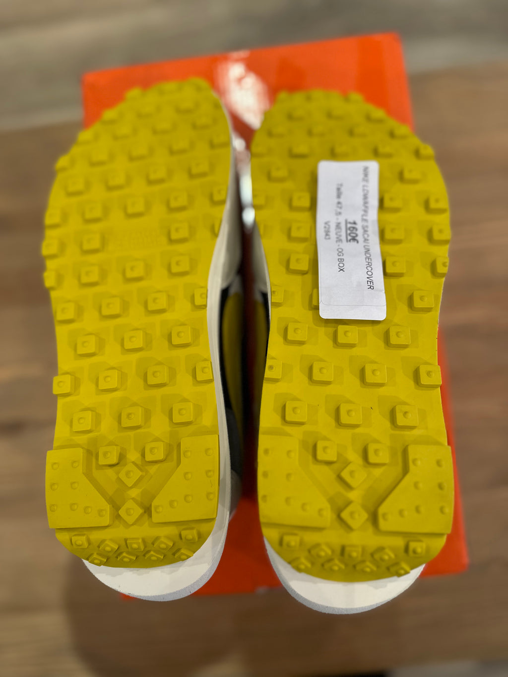 Nike ldwaffle sacai undercover bright yellow ( taille 47,5 )